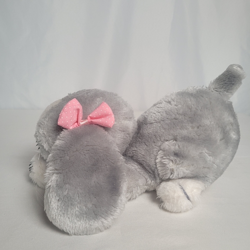 Vintage Applause Playful Puppy W/ Pink Bows Plush Stuffed Animal Toy 9" - Picture 2 of 11